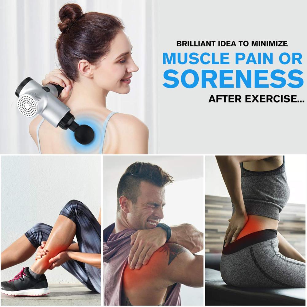 Deep Tissue Muscle Massage Gun for Fast Recovery & Pain Relief