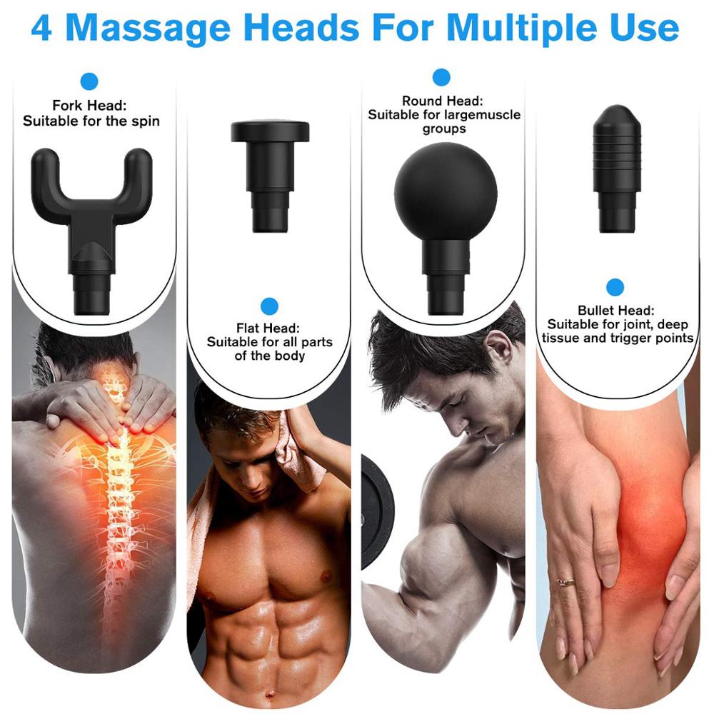 Deep Tissue Muscle Massage Gun for Fast Recovery & Pain Relief