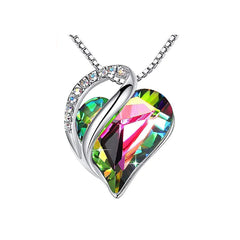 FREE Crystal Heart - Shaped Pendant Necklace