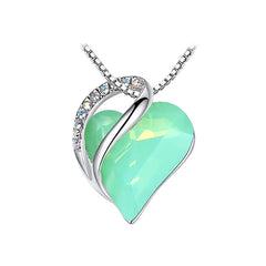 FREE Crystal Heart - Shaped Pendant Necklace