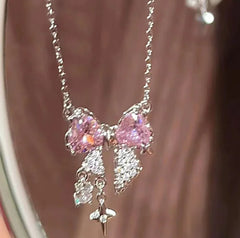 FREE Light Butterfly Knot Necklace – A Symbol of Elegance and Grace 🦋✨