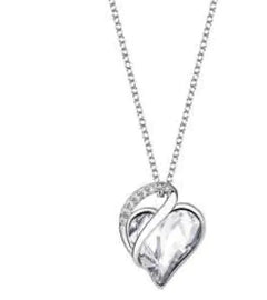 FREE Crystal Heart - Shaped Pendant Necklace