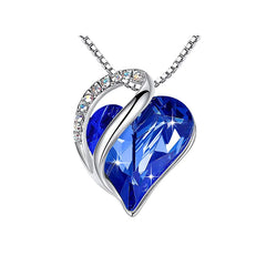 FREE Crystal Heart - Shaped Pendant Necklace