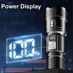 Portable Rechargeable LED Flashlight