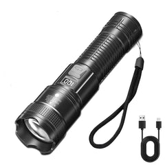 Portable Rechargeable LED Flashlight