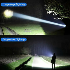 Portable Rechargeable LED Flashlight