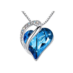 FREE Crystal Heart - Shaped Pendant Necklace