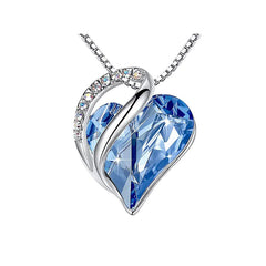 FREE Crystal Heart - Shaped Pendant Necklace